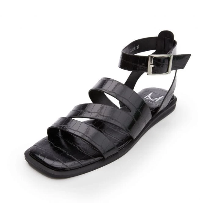 Oasis Black Patent Mocc Croc 5 Oasis Black Patent Mocc Croc - Image 5