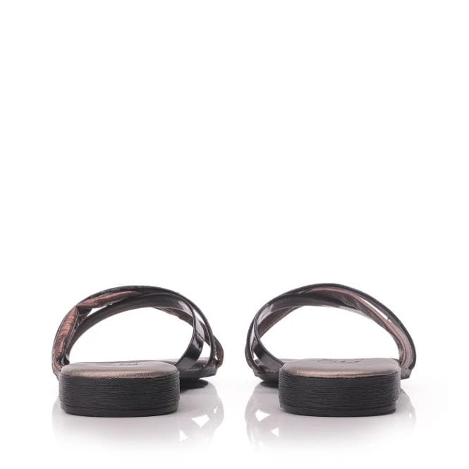 Olla Black Pewter Leather 3 Olla Black Pewter Leather - Image 3