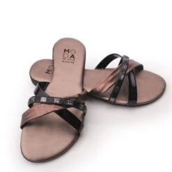 Olla Black Pewter Leather 7 Olla Black Pewter Leather -Gabor Sales Store olla black pewter leather p13296 88713 medium