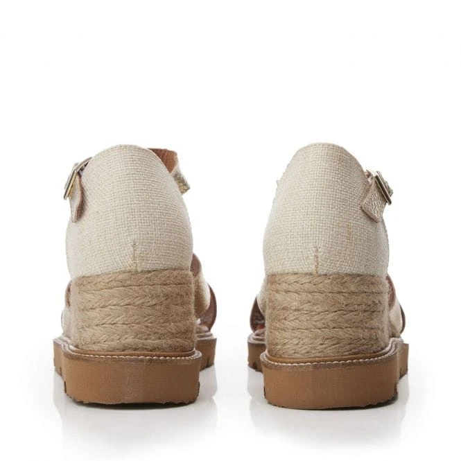 Priyaa Champagne Leather 4 Priyaa Champagne Leather - Image 4