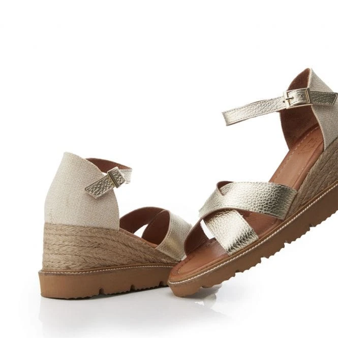 Priyaa Champagne Leather 5 Priyaa Champagne Leather - Image 5