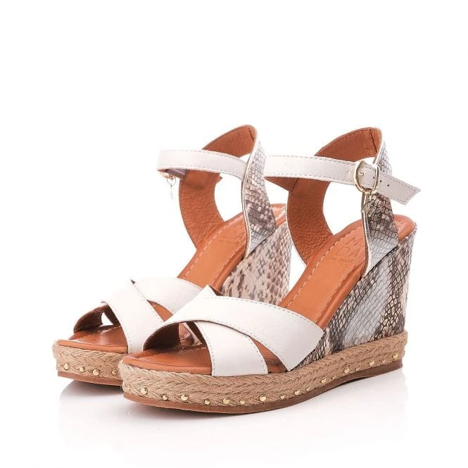 Rosette Off White Leather 2 Rosette Off White Leather - Image 2