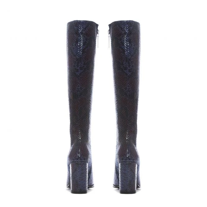 Sammantha Navy Snake Print 5 Sammantha Navy Snake Print - Image 5