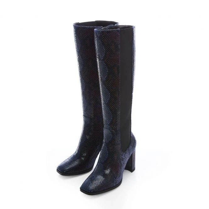 Sammantha Navy Snake Print 4 Sammantha Navy Snake Print - Image 4