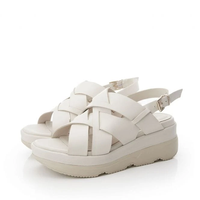 Sh Ilko Off White Leather 2 Sh Ilko Off White Leather - Image 2