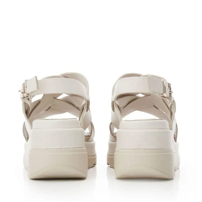 Sh Ilko Off White Leather 3 Sh Ilko Off White Leather - Image 3