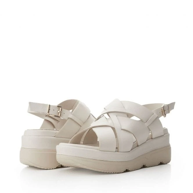 Sh Ilko Off White Leather 4 Sh Ilko Off White Leather - Image 4