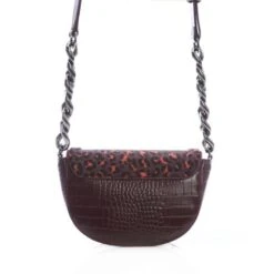 Gabor Sales Store -Gabor Sales Store sophia bag burgundy leopard patent mocc croc p11835 74637 medium