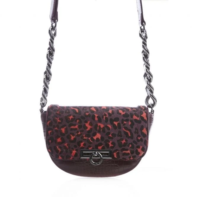 Sophia Bag Burgundy - Leopard Patent Mocc Croc 1 Sophia Bag Burgundy - Leopard Patent Mocc Croc