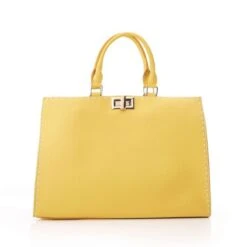 Sunshine Tote Yellow Leather
