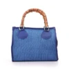 Tropicana Tote Blue Raffia