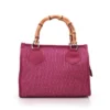 Tropicana Tote Fuschia Raffia