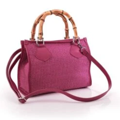 Tropicana Tote Fuschia Raffia -Gabor Sales Store tropicana tote fuschia raffia p13200 87568 medium