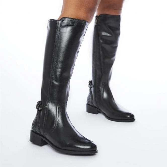 Whitley Black Leather 2 Whitley Black Leather - Image 2