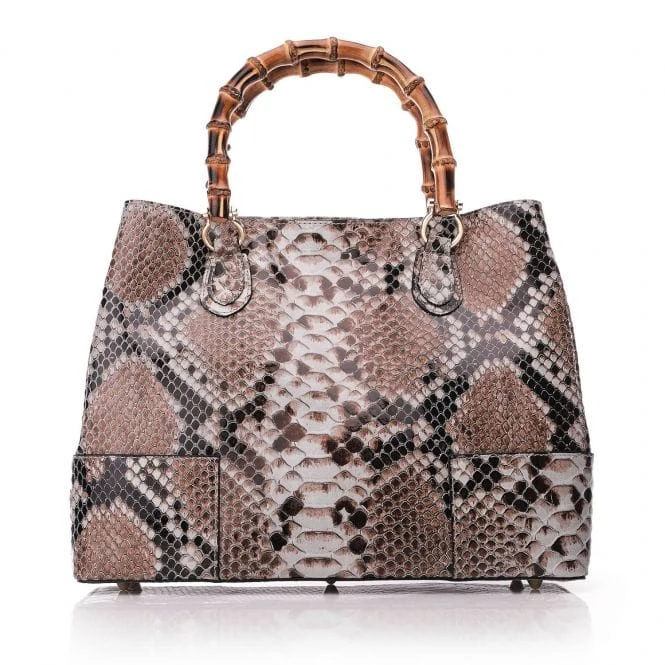 Willow Bag Natural Snake Print Leather 3 Willow Bag Natural Snake Print Leather - Image 3